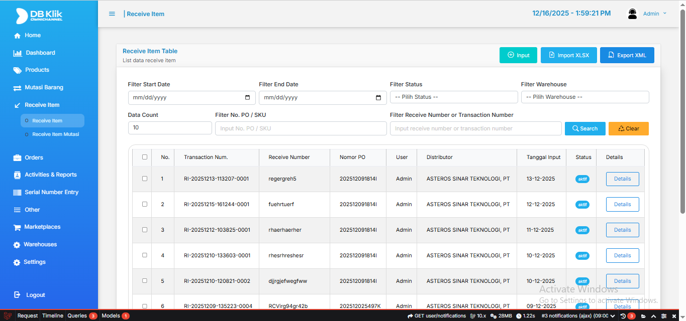 Omnichannel Web (DB Klik Intern 2025-2026)